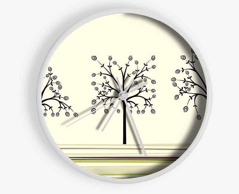 The Trees Of Life Clock - Wallart-Direct UK