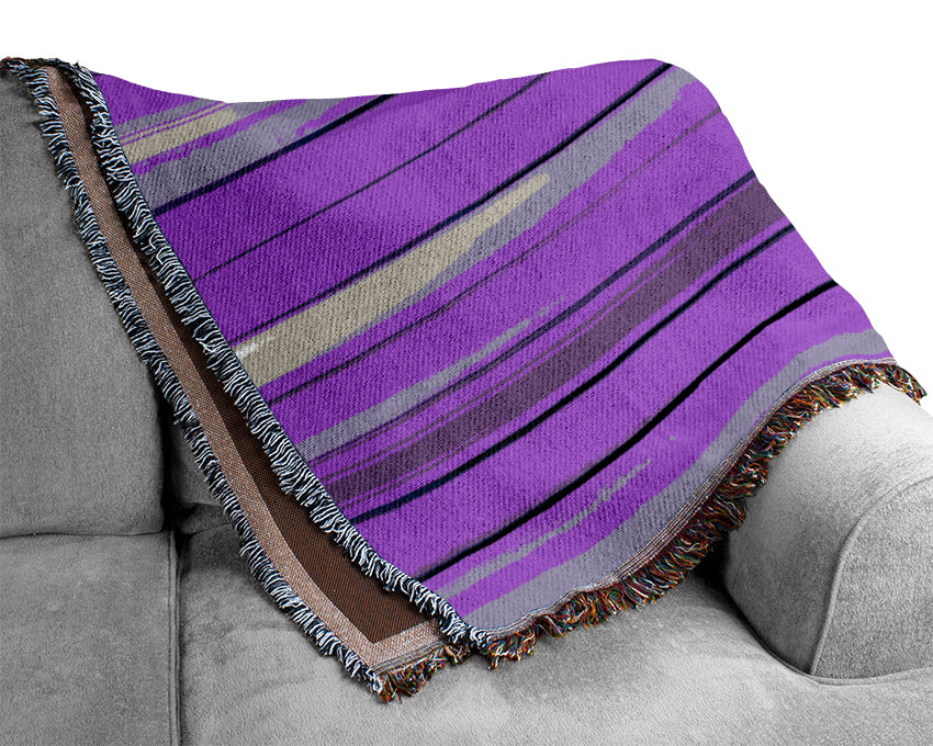 Just Purples Woven Blanket