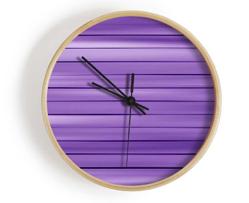 Just Purples Clock - Wallart-Direct UK