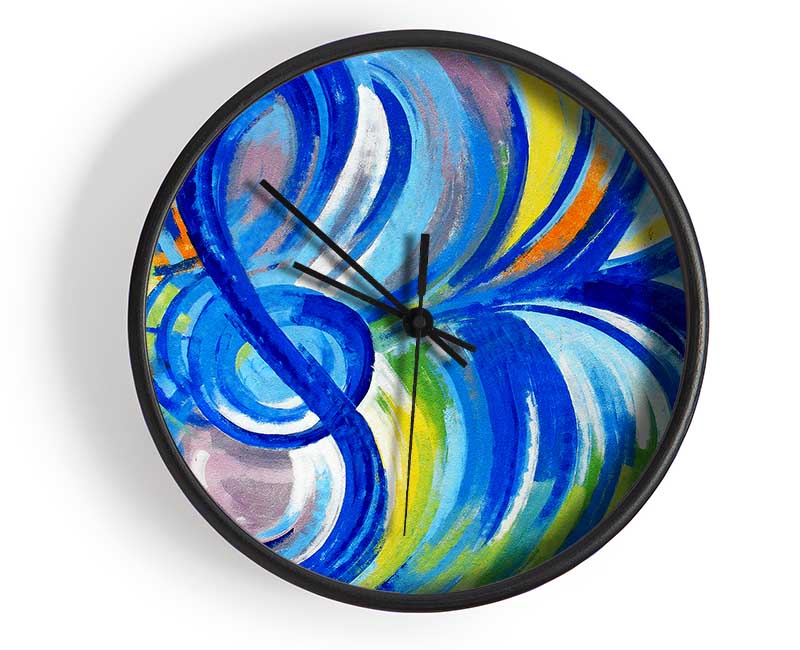 Colourful Notes Clock - Wallart-Direct UK