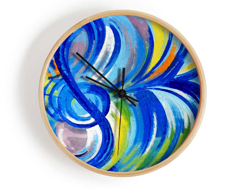 Colourful Notes Clock - Wallart-Direct UK