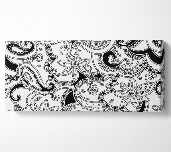 Pasley Garden Black On White