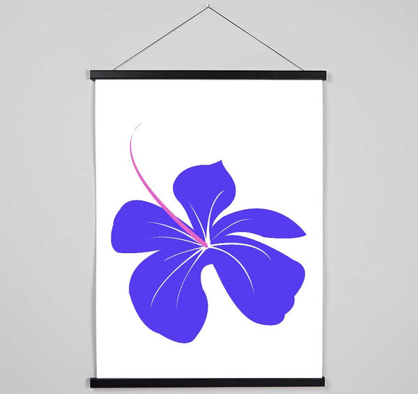 Purple Bloom Hanging Poster - Wallart-Direct UK