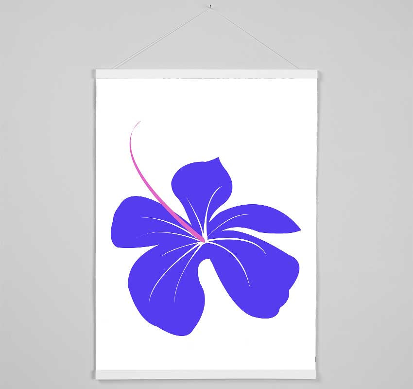 Purple Bloom Hanging Poster - Wallart-Direct UK