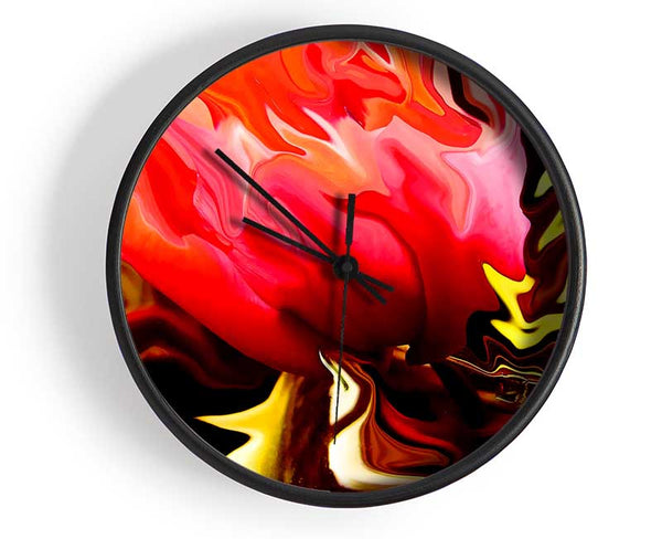 Floral Fury Clock - Wallart-Direct UK