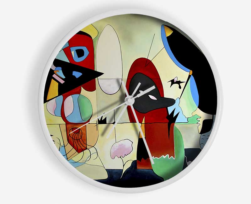 Animal Patterns Clock - Wallart-Direct UK