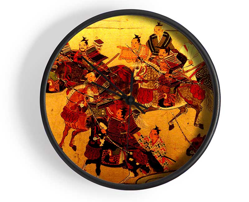 Muromachi Samurai Battle Clock - Wallart-Direct UK