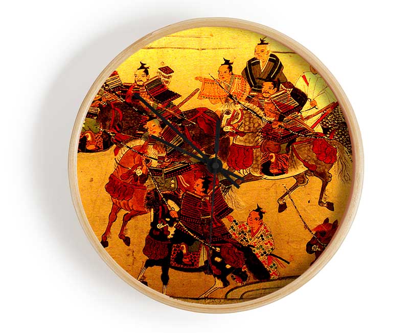 Muromachi Samurai Battle Clock - Wallart-Direct UK