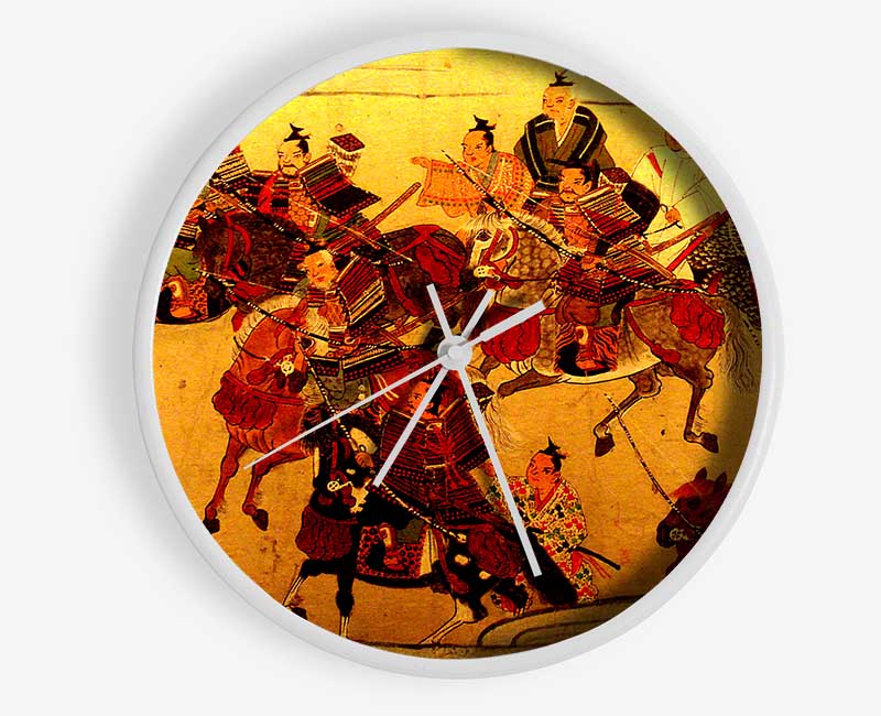 Muromachi Samurai Battle Clock - Wallart-Direct UK