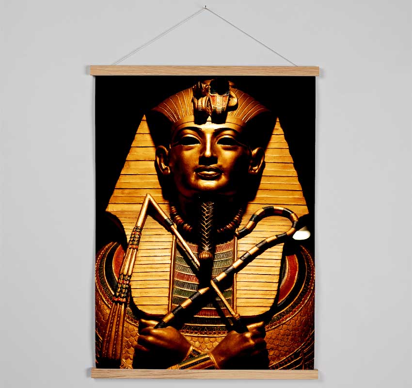 Egyptian Golden Pharaoh Hanging Poster - Wallart-Direct UK