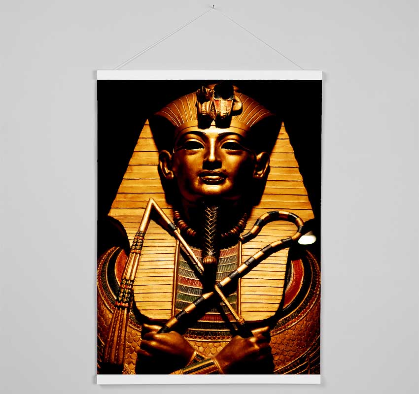 Egyptian Golden Pharaoh Hanging Poster - Wallart-Direct UK