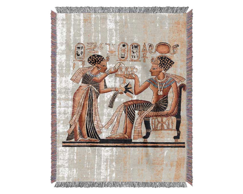 Egyptian Papyrus Woven Blanket