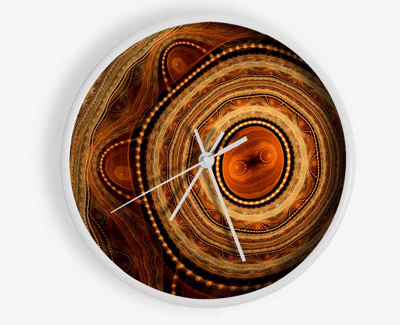 Aboriginal Tribal Power Clock - Wallart-Direct UK