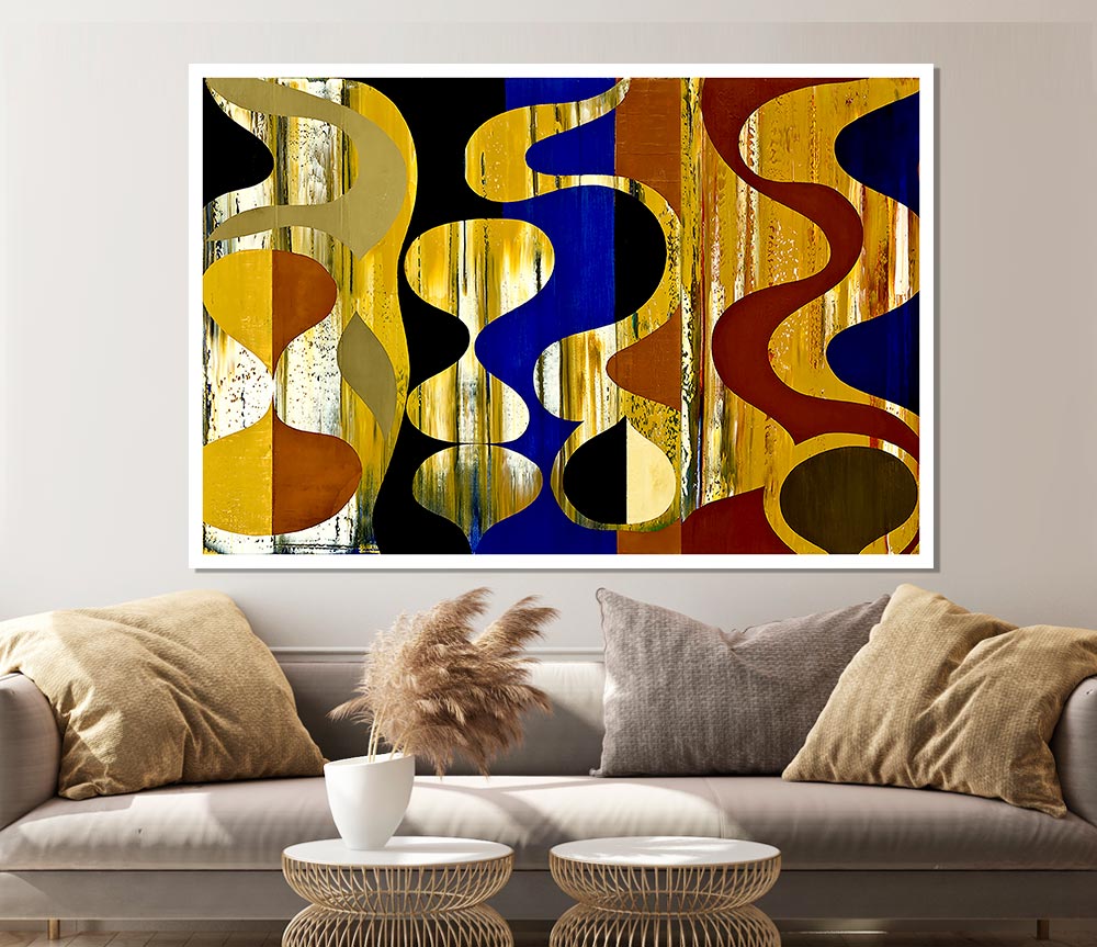 Loopy Print Poster Wall Art