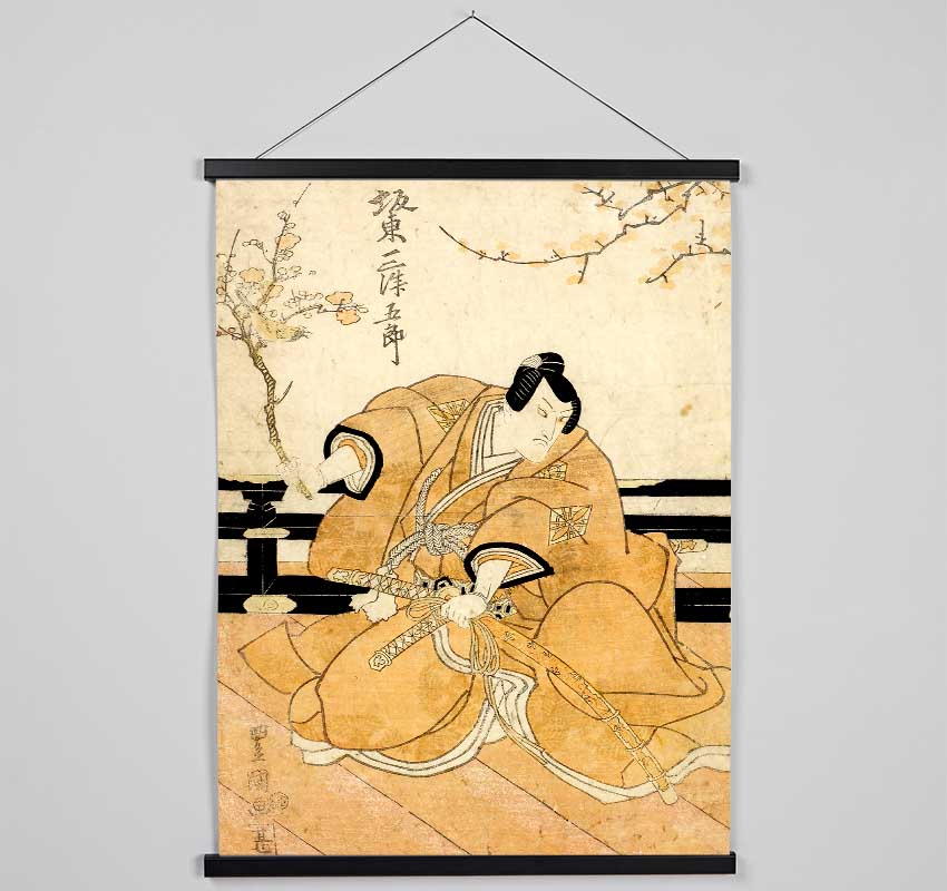 Japanese Samurai Warrior Hanging Poster - Wallart-Direct UK