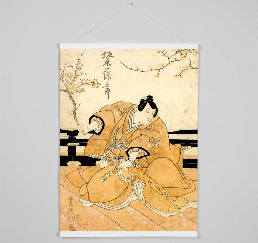 Japanese Samurai Warrior Hanging Poster - Wallart-Direct UK