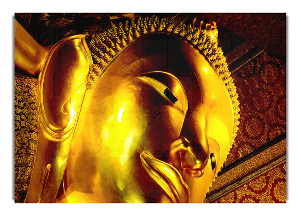 Goldenes Buddha-Gesicht