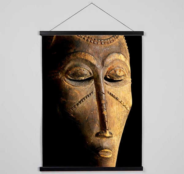 Tribal Face Mask Hanging Poster - Wallart-Direct UK