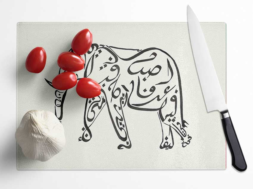 Groucho Marx Elephant Glass Chopping Board