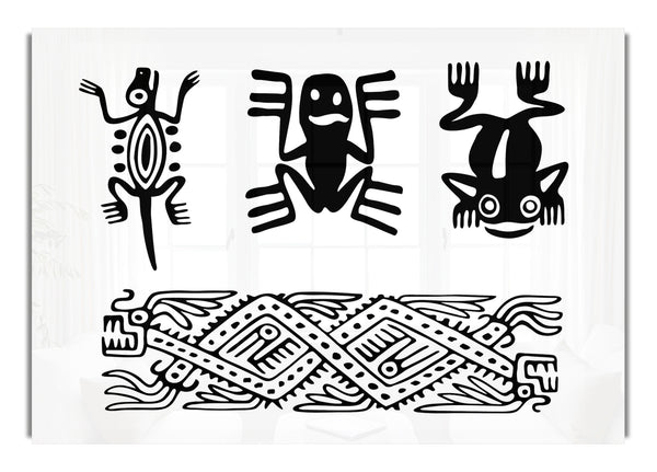 Tribal Animal Art Ethnic