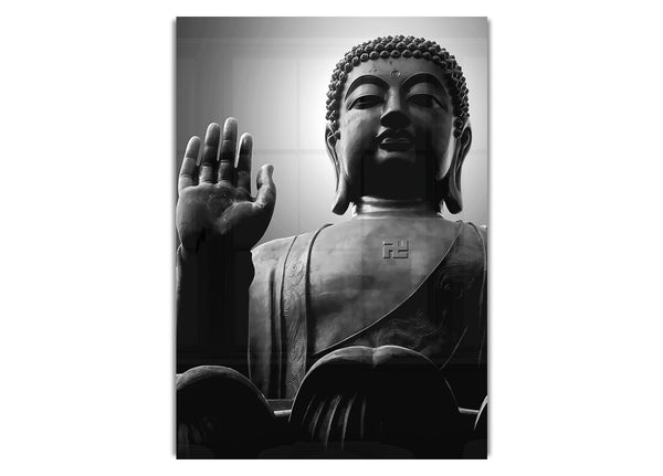 Black and White Buddha Statue