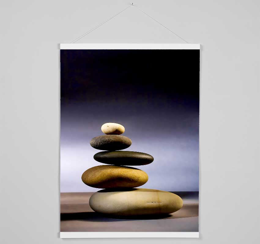 The Balance Of Stone Hanging Poster - Wallart-Direct UK