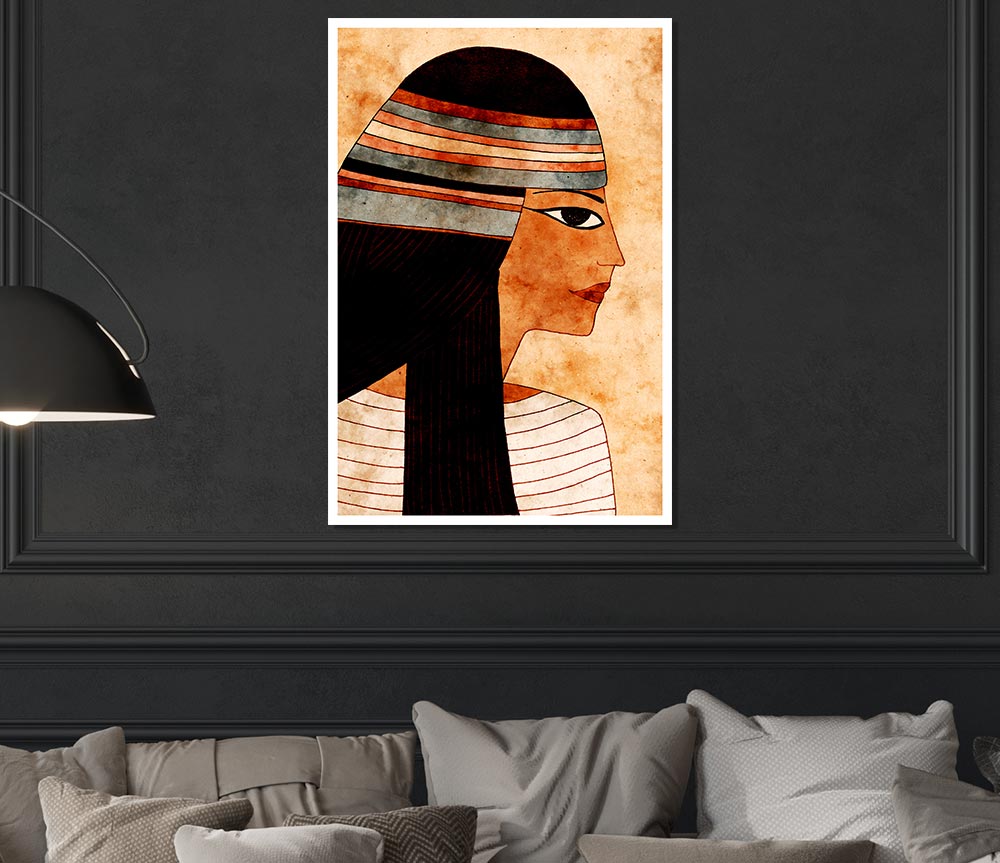 Egyptian Queen Print Poster Wall Art