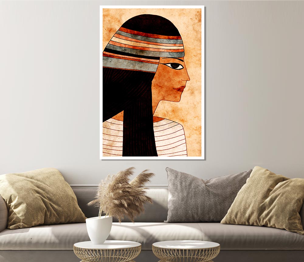 Egyptian Queen Print Poster Wall Art