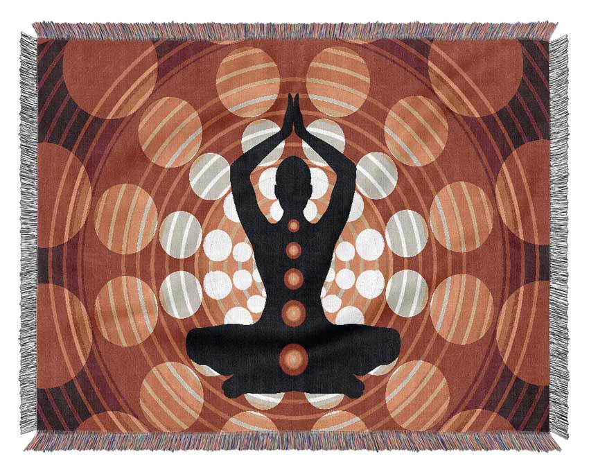 Chakras Body Balance Woven Blanket