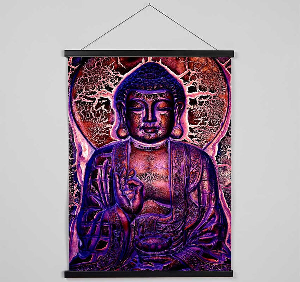 Hindu God Purple Hanging Poster - Wallart-Direct UK