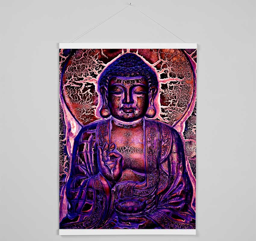 Hindu God Purple Hanging Poster - Wallart-Direct UK