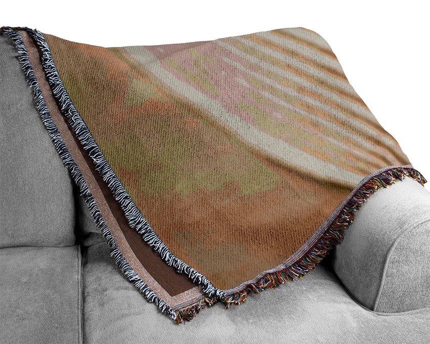 The Garden Of Zen Woven Blanket