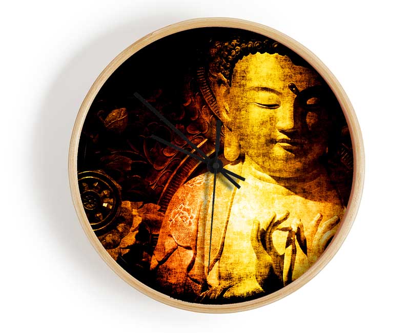 Buddha Meditating Clock - Wallart-Direct UK