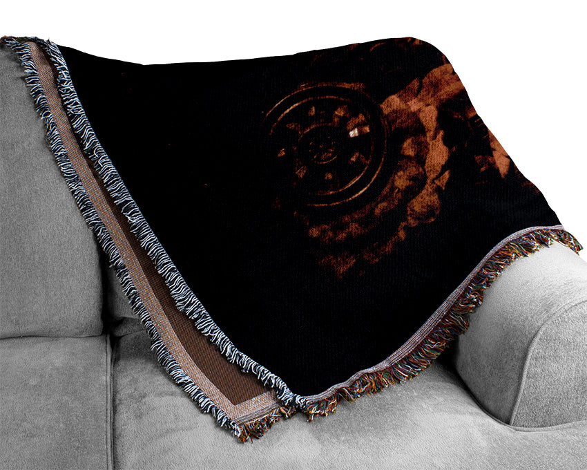 Buddha Meditating Woven Blanket