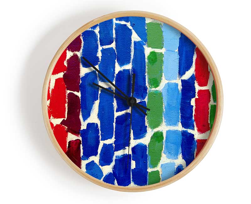 Rainbow Clock - Wallart-Direct UK