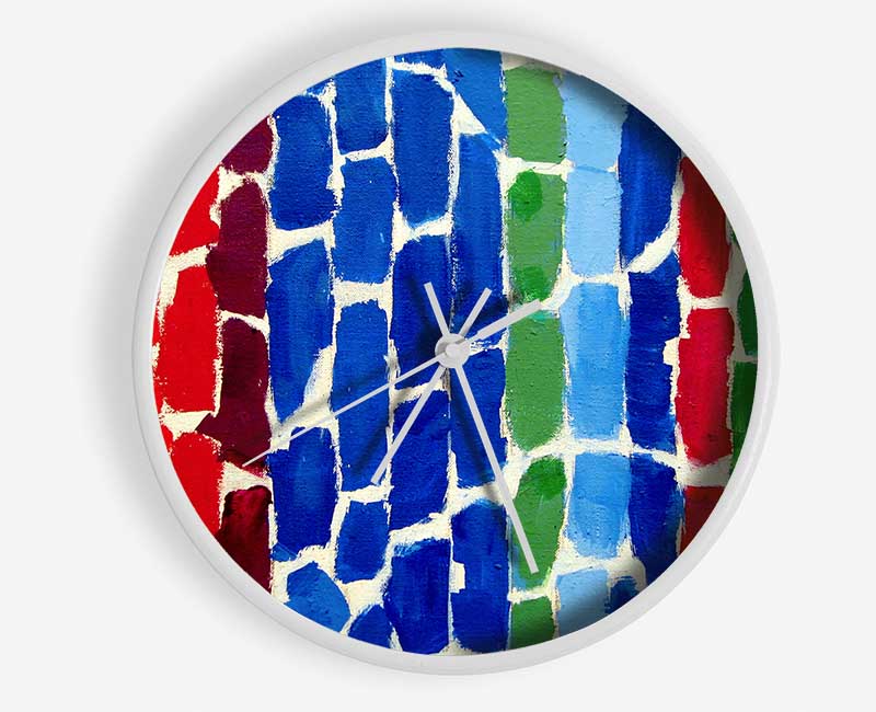 Rainbow Clock - Wallart-Direct UK