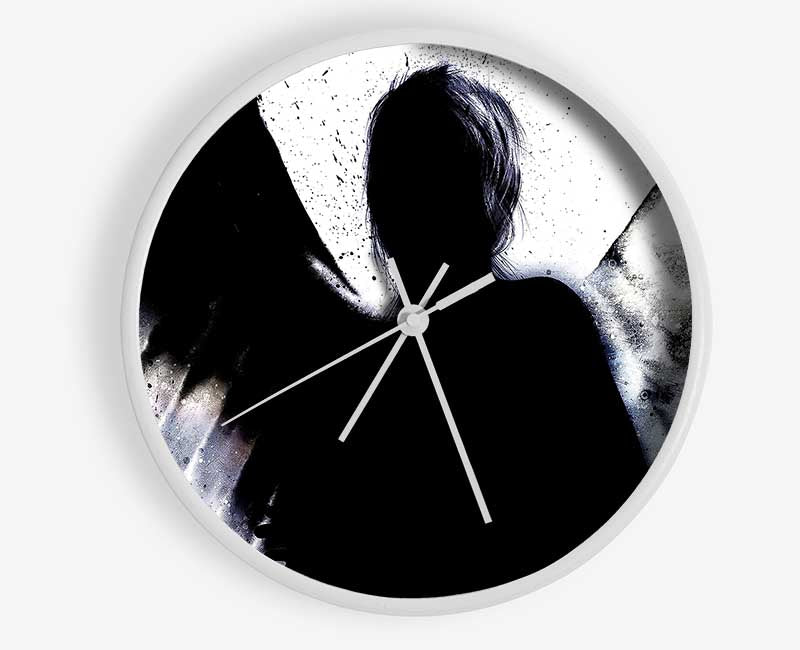 Angel Shadow Clock - Wallart-Direct UK