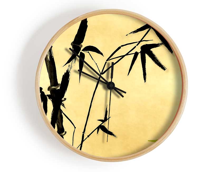 Chinese Bird Painting Clock - Wallart-Direct UK