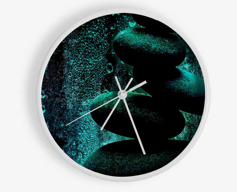 Dark Rocks Clock - Wallart-Direct UK