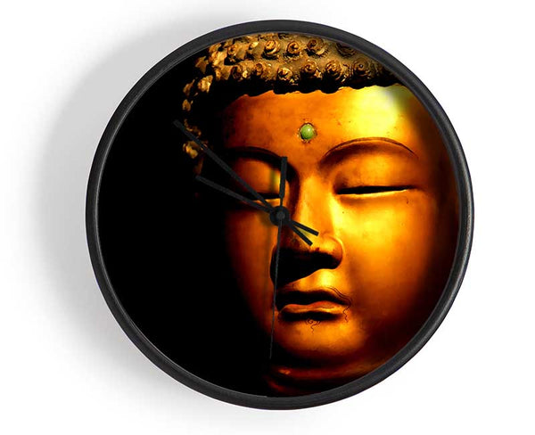 Gold Buddha Clock - Wallart-Direct UK