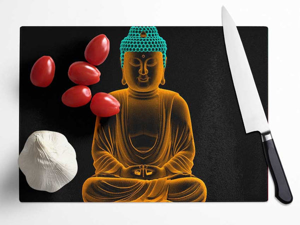 Lord Buddha Glass Chopping Board