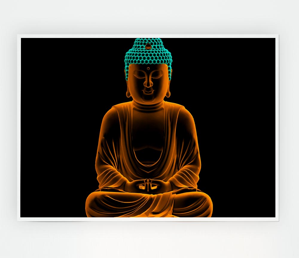 Lord Buddha Print Poster Wall Art