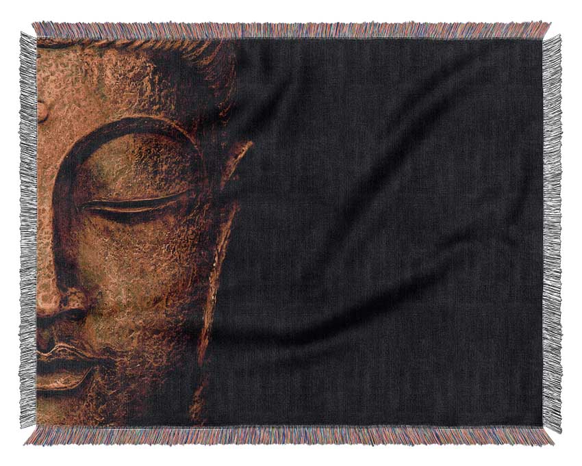 Buddha Profile Woven Blanket