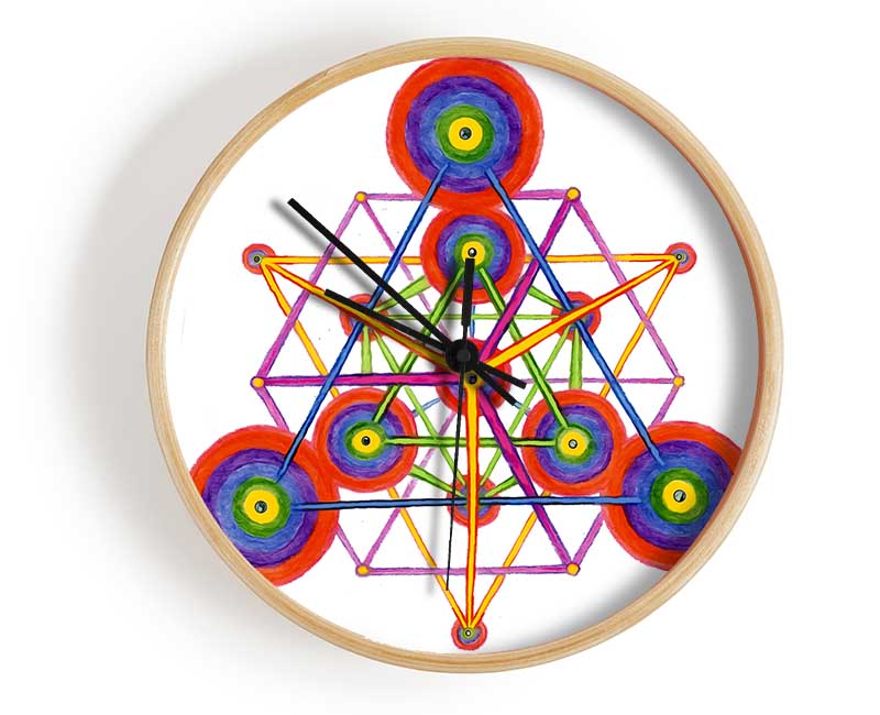 Tetra-Octa Clock - Wallart-Direct UK