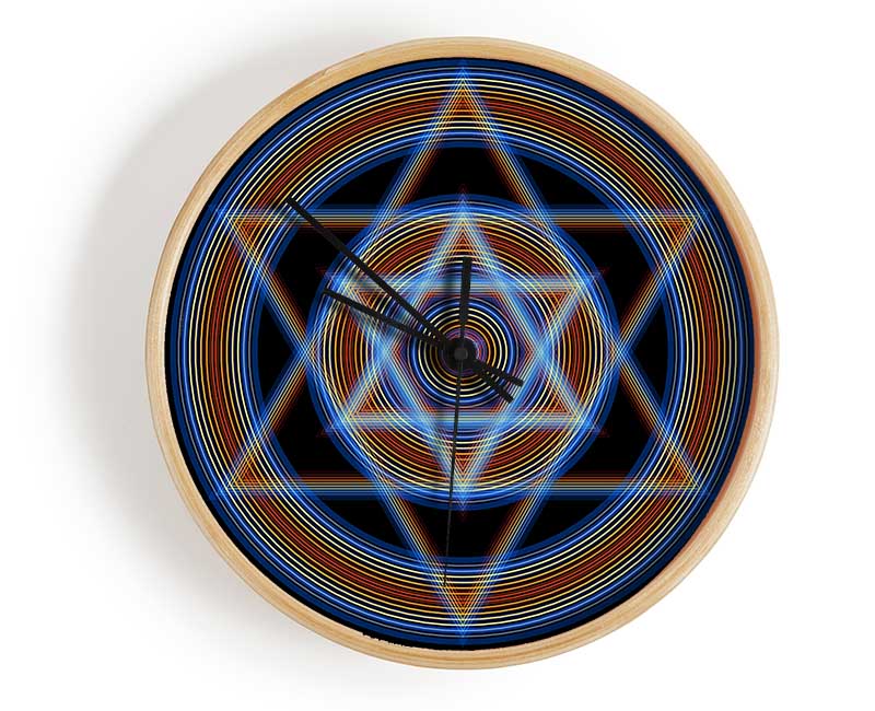 Cymatic Star Clock - Wallart-Direct UK