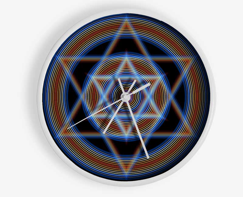 Cymatic Star Clock - Wallart-Direct UK