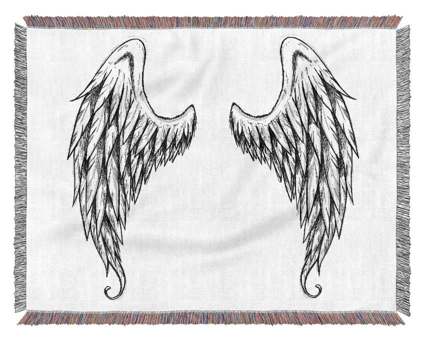 Demon Wings Woven Blanket