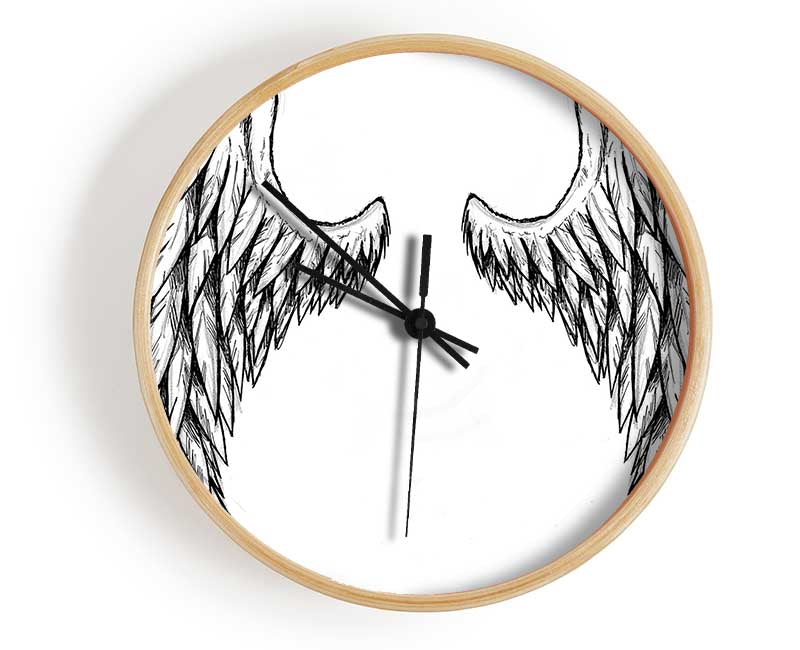 Demon Wings Clock - Wallart-Direct UK