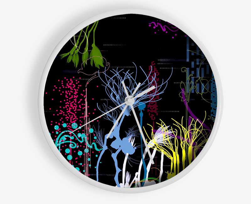 Rave Art Clock - Wallart-Direct UK