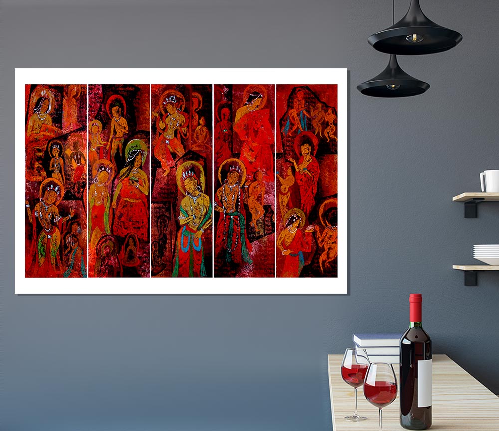 Tibetan Women Print Poster Wall Art